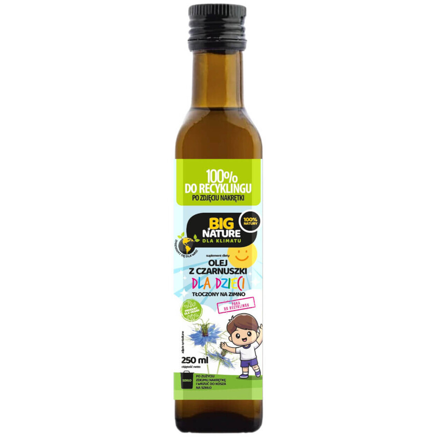 Huile pour bébés Big Nature au cumin, pressée à froid, 250 ml