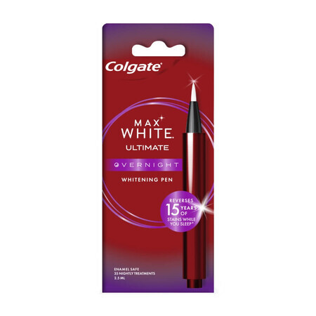 Colgate Max White Overnight, applicateur blanchissant, 2,5 ml