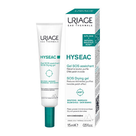 Uriage Hyseac, gel SOS contre les imperfections, 15 ml