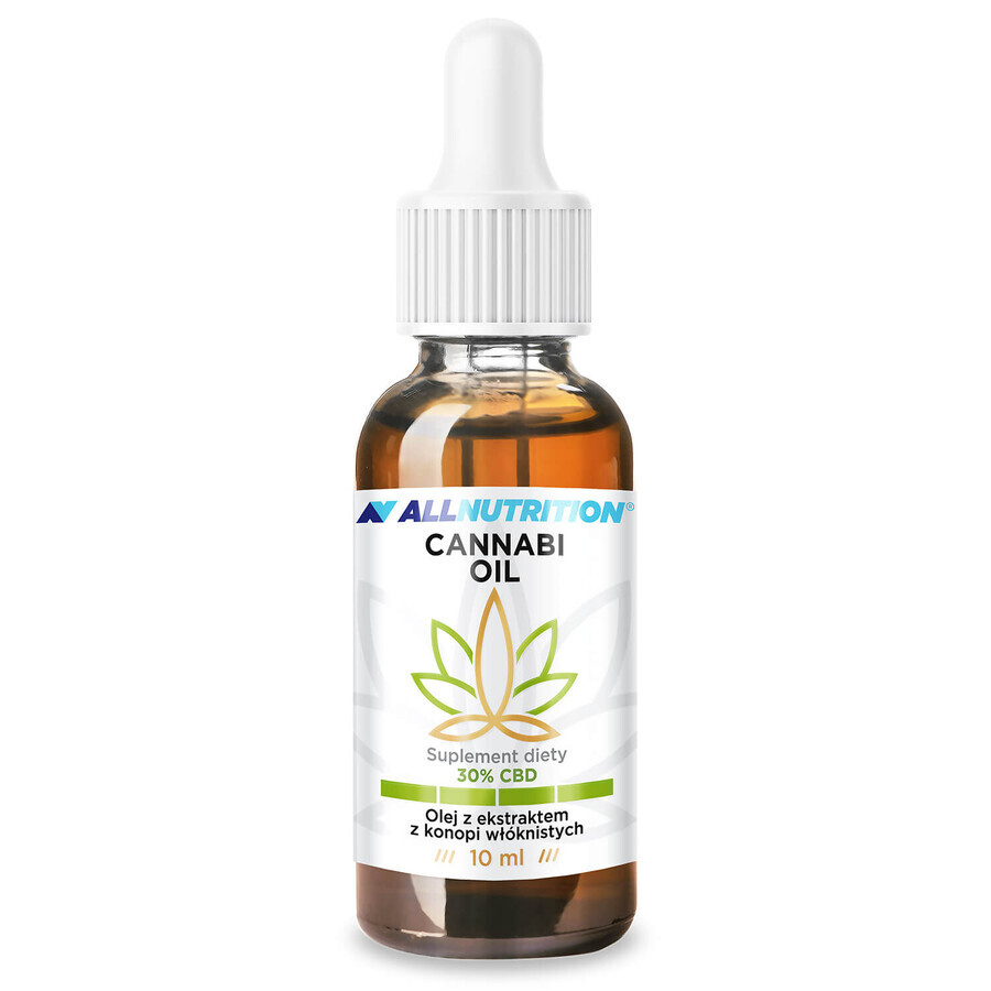 Allnutrition Huile de Cannabis 30% CBD, huile de chanvre, 10 ml