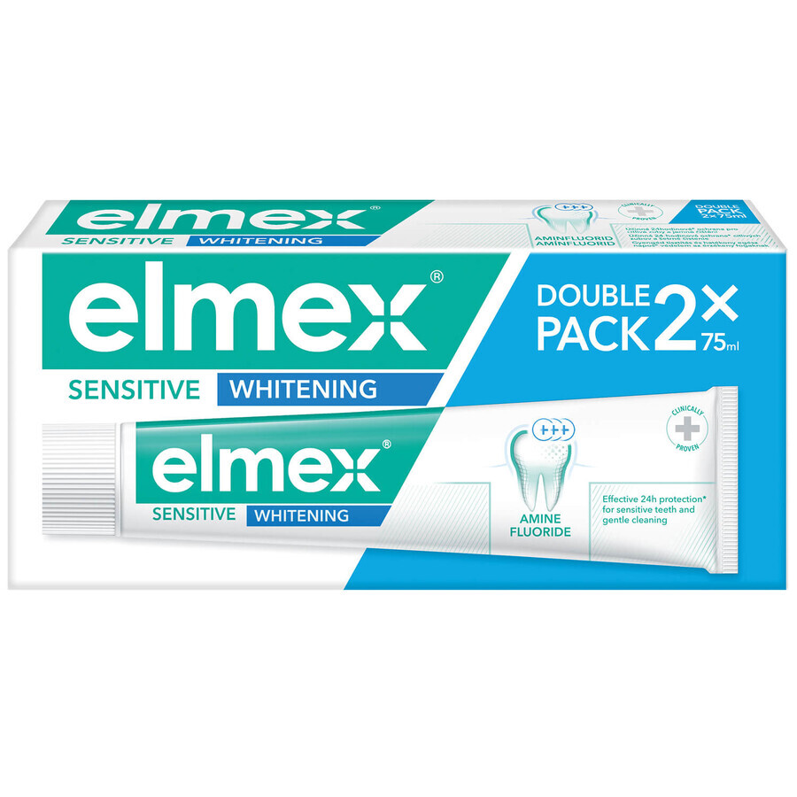 Elmex Sensitive Whitening Toothpaste 2 x 75 ml