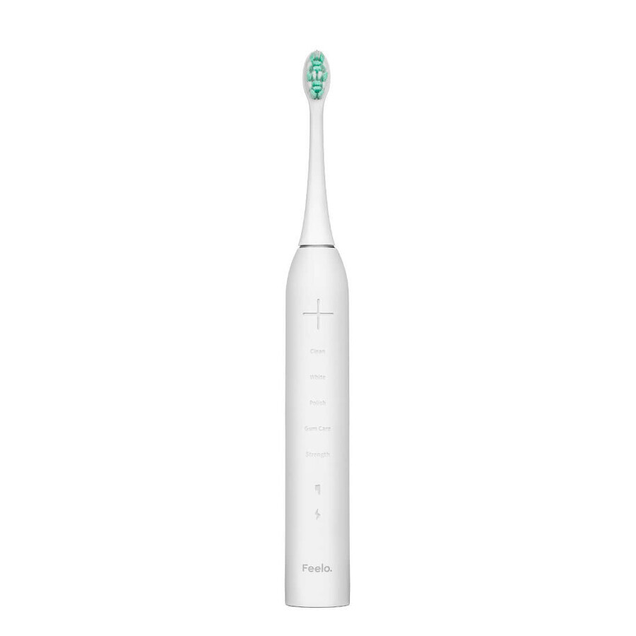 Feelo Pro Premium set, brosse à dents sonique avec étui et 4 embouts, blanc