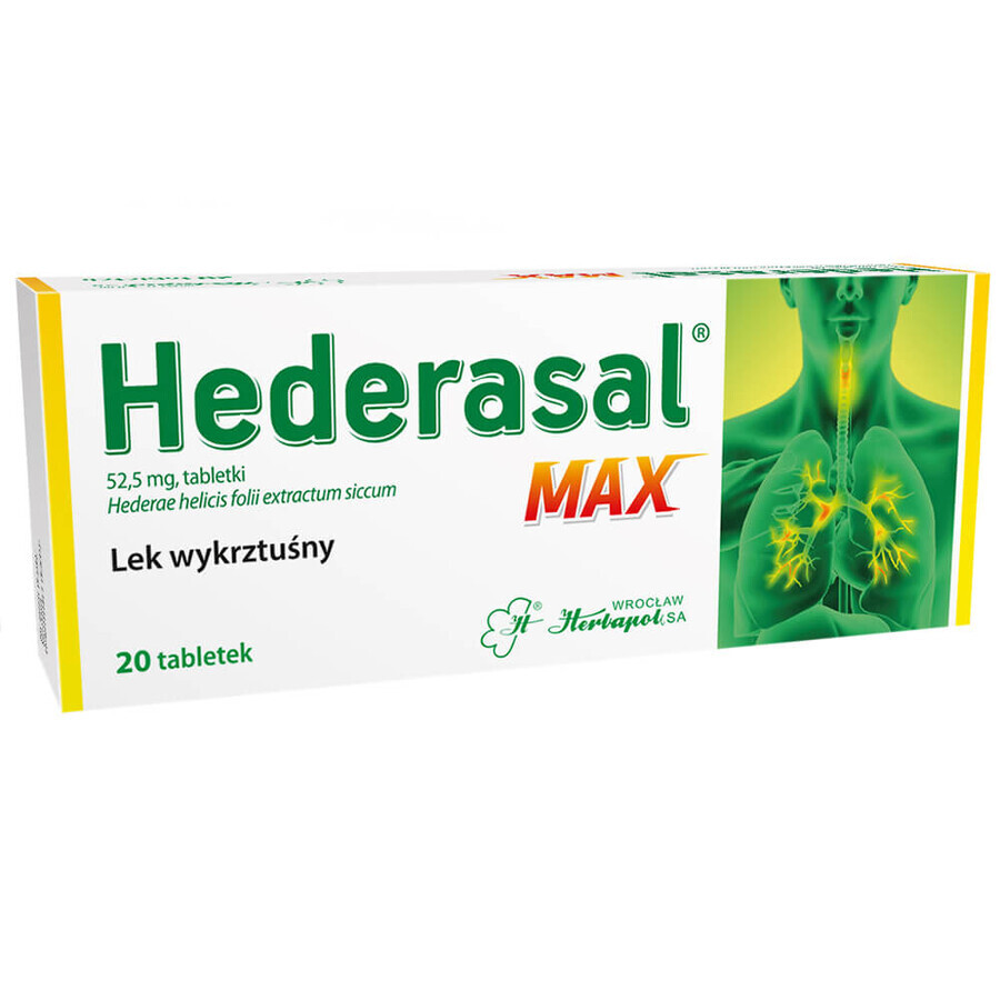 Hederasal Max, 20 comprimés