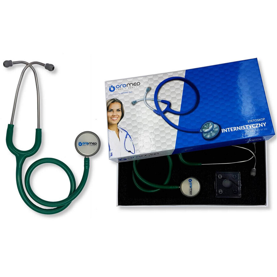 Oromed Oro SF502, stéthoscope de médecine interne, vert