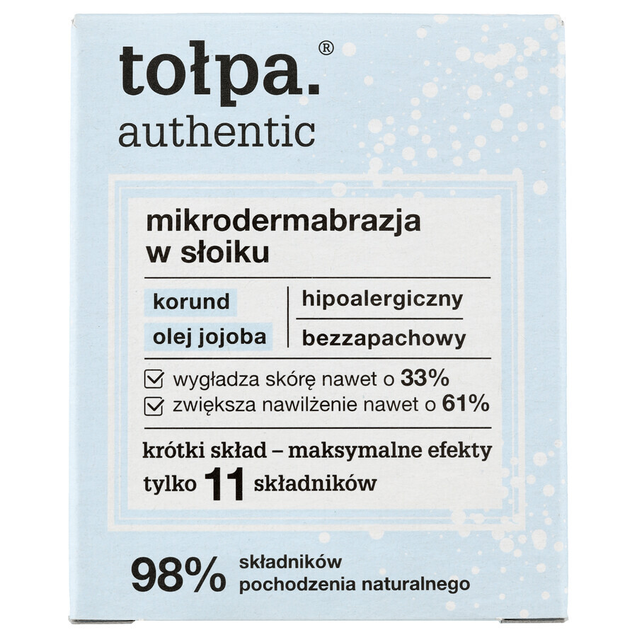 Tolpa Authentic, microdermabrasion en pot, 65 g