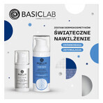 BasicLab Christmas Hydration Set, eye cream 15 ml + face cream 50 ml