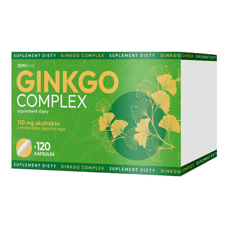 SEMA Lab Complexe de Ginkgo, 120 gélules