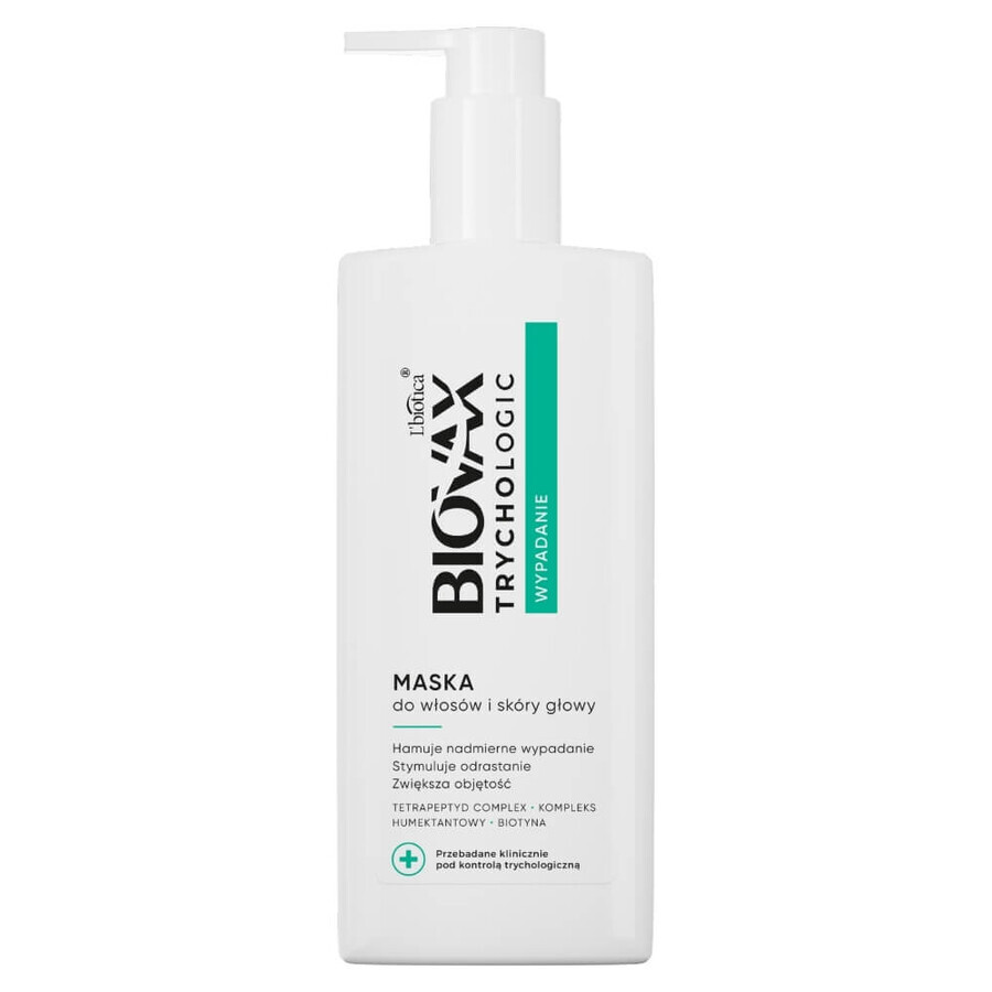 Biovax Trychologic Prolaps, masque pour cheveux et cuir chevelu, 200 ml + shampooing pour cheveux et cuir chevelu, 50 ml gratuit