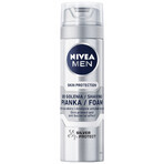 Kit Nivea Men Silver Protect, mousse à raser 200 ml + baume après-rasage 100 ml + gel douche 250 ml + roll-on anti-transpirant 50 ml