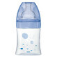 Flasche mit sensorischer Funktion und antikolikischem Flachsauger, Large, 0-6 Monate, 150 ml, Dodie