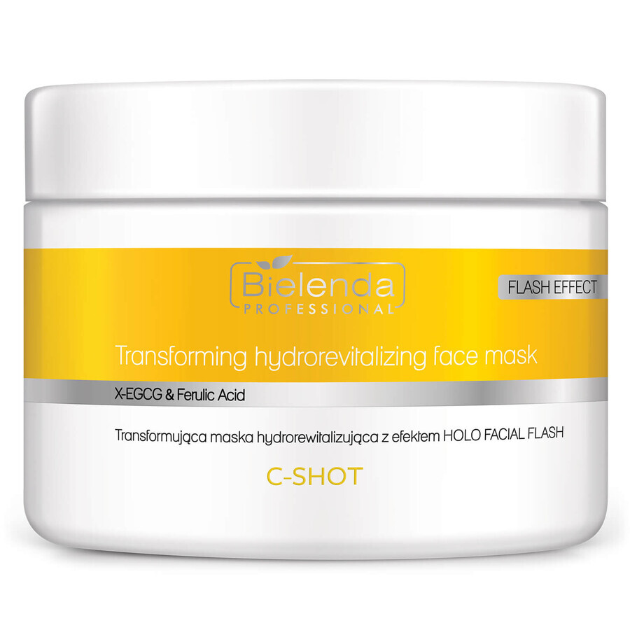 Bielenda C-Shot transforming hydro-revitalizing mask with Holo Facial Flash effect, 150 ml