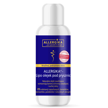 Allergic, lipo shower oil, 200 ml