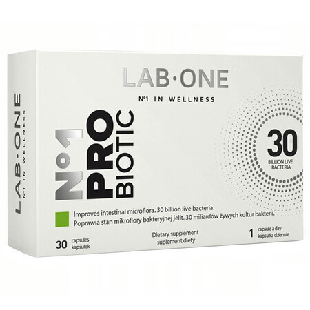 Lab One No1 ProBiotic, 30 gélules