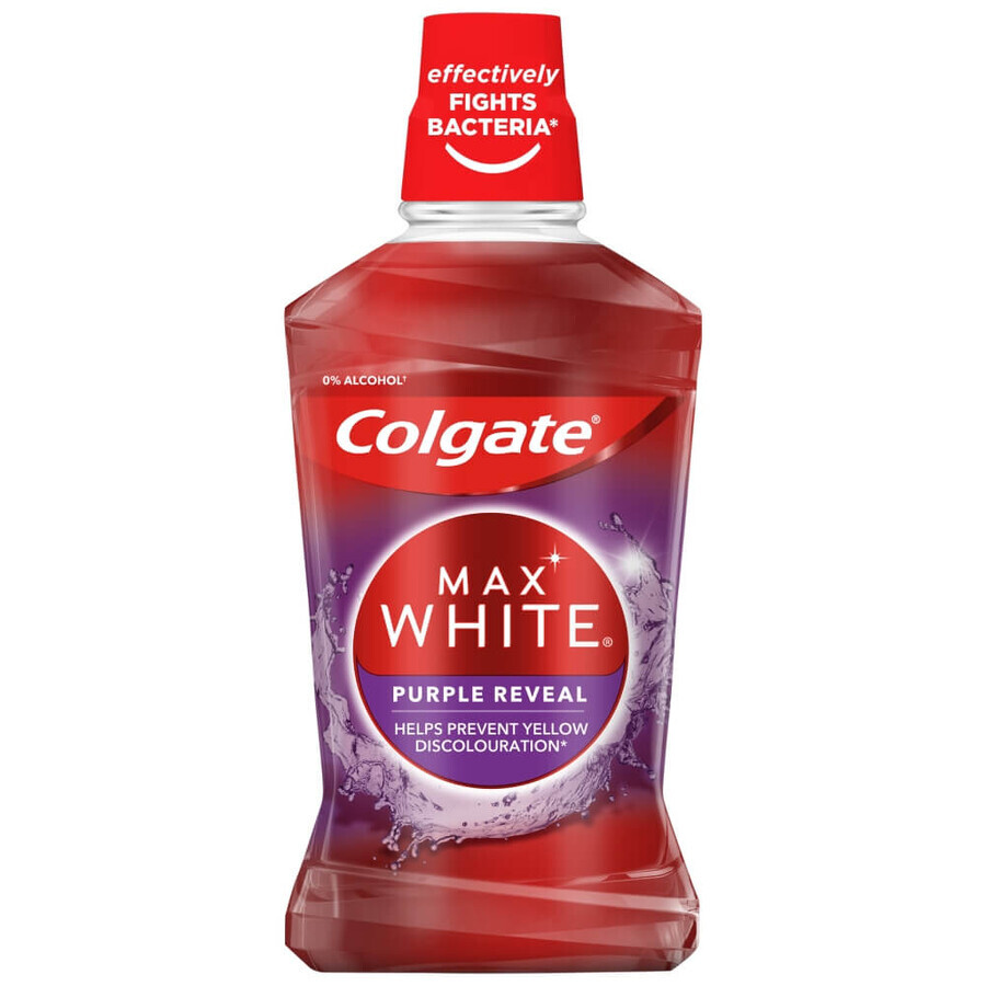 Colgate Max White Purple Reveal apă de gură, 500 ml