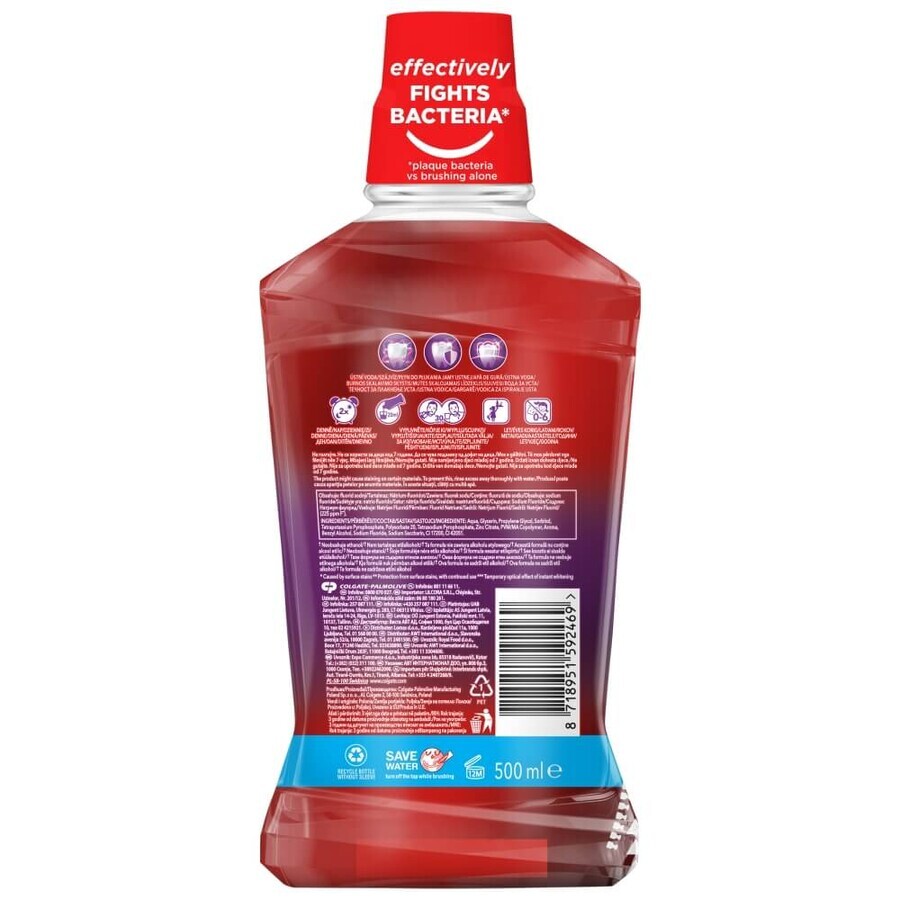 Colgate Max White Purple Reveal apă de gură, 500 ml