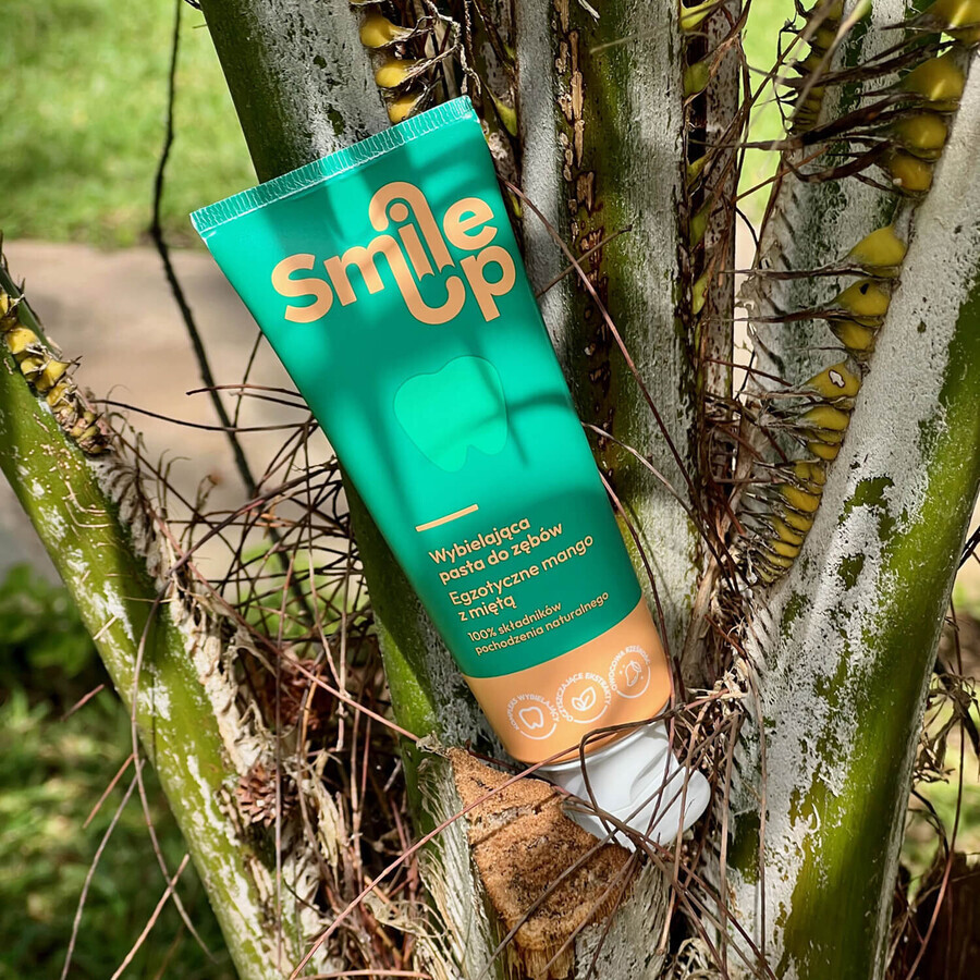 SmileUp pasta dentífrica blanqueadora, mango exótico con menta, 75 ml