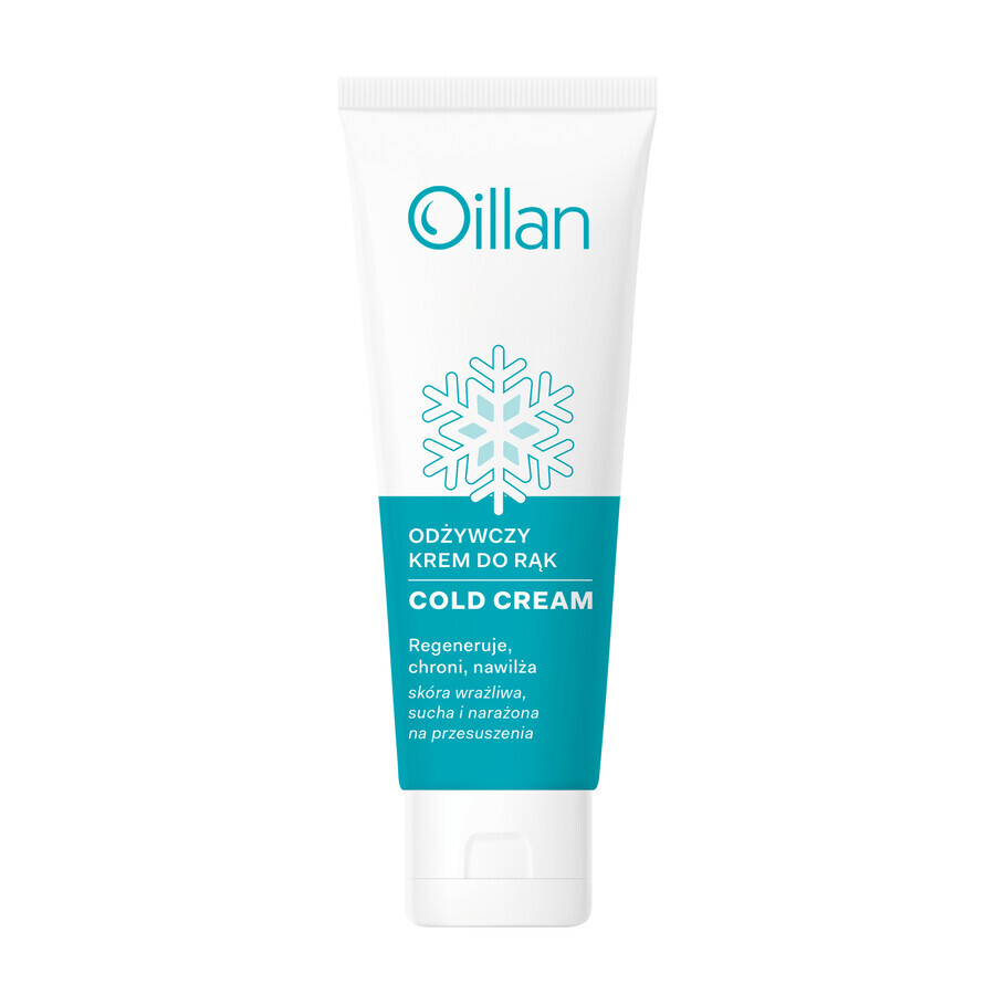 Cold Cream d'Oillan, crème nourrissante pour les mains, 50 ml