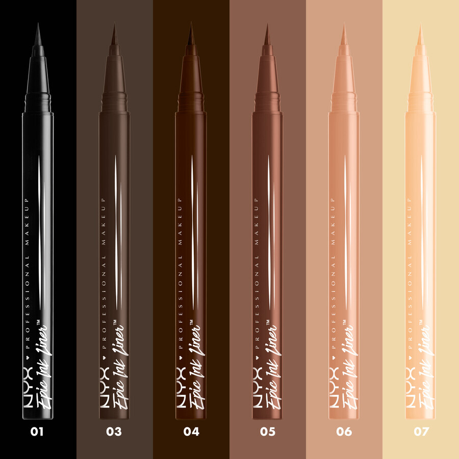 NYX Professional Makeup Epic Ink Liner, eyeliner waterproof - Graham Cracker