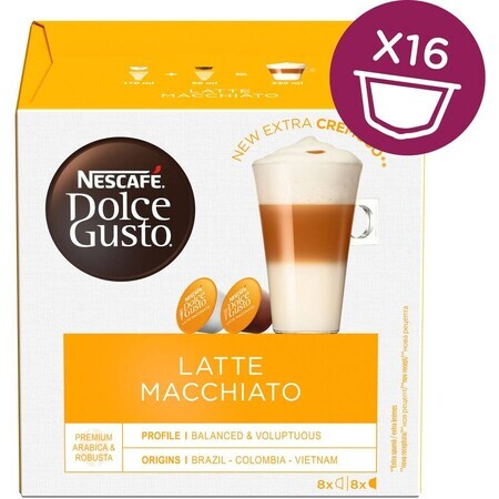 Nescafé Dolce Gusto Latte Macchiato 16 capsules