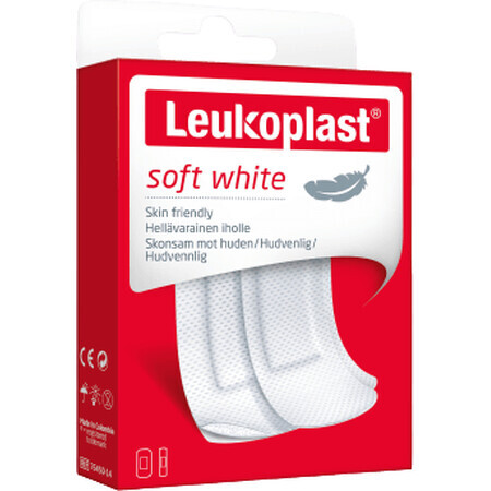 Leukoplast Soft blanc 2 tailles 20 pièces