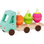 B-Toys Camion à fruits en bois Stack & Roll