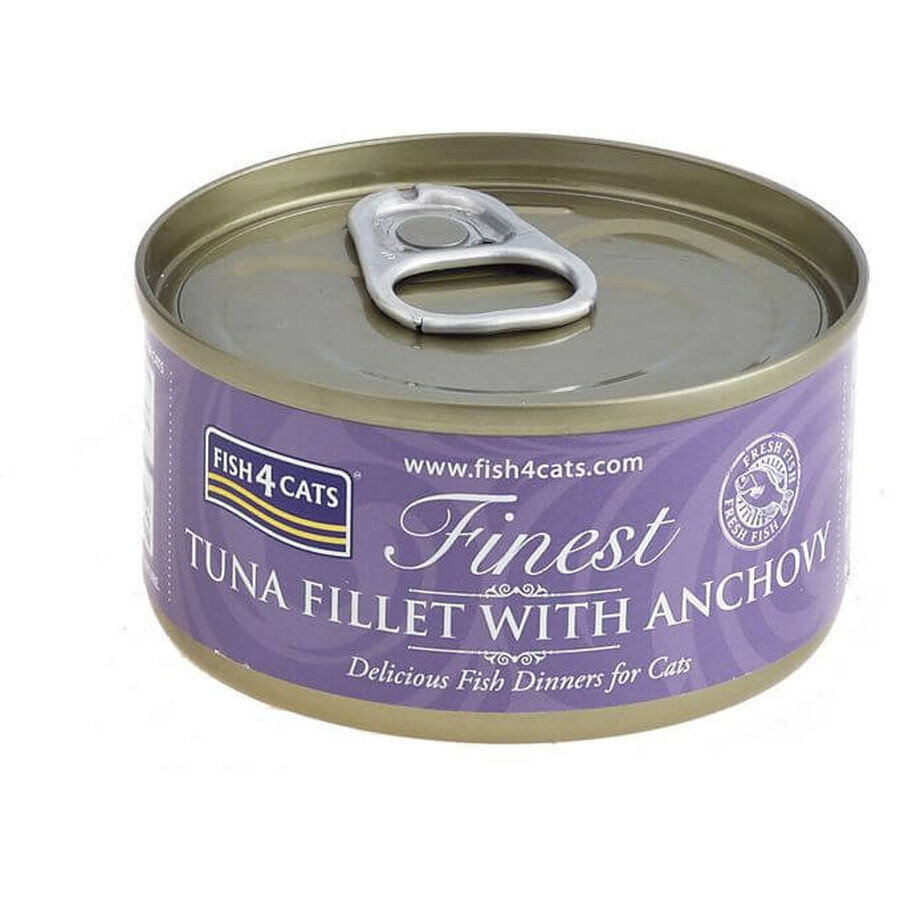 Fish4Cats Croquettes pour chats Finest Tuna with anchovy 70 g