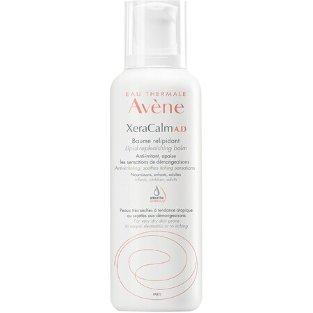 Avène XeraCalm A.D Baume relipidant pour peaux très sèches sujettes à l'eczéma atopique et aux démangeaisons 400 ml