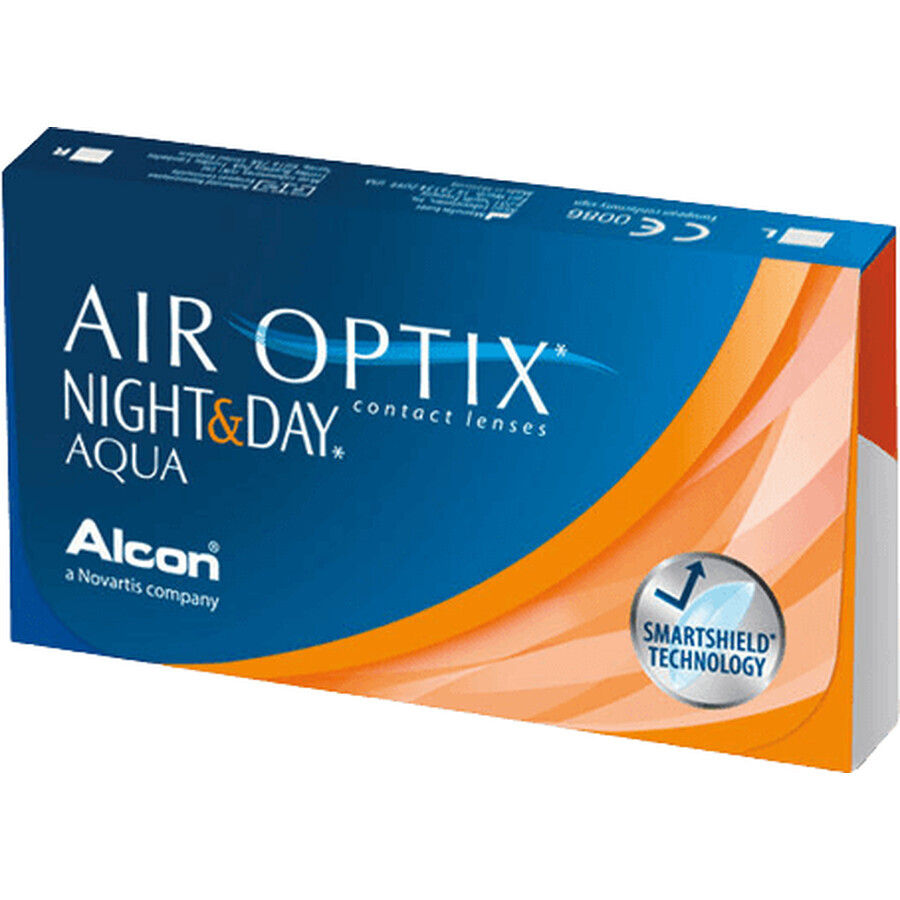 Alcon Air Optix Night & Day Aqua -9.00D, courbure : 8.60 6 pcs