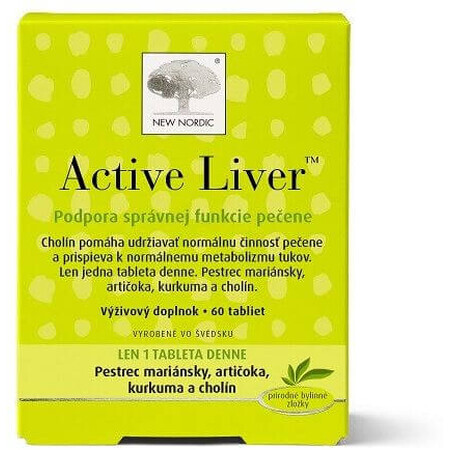 New Nordic Active Liver 60 comprimés