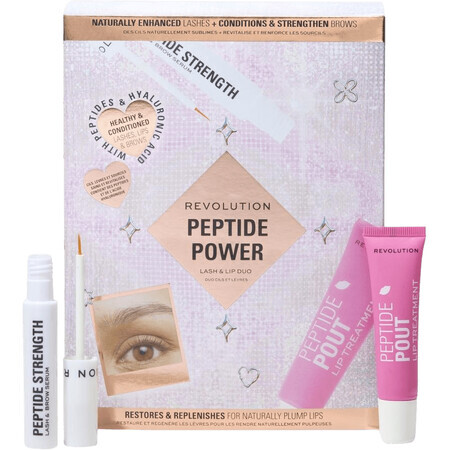 Revolution Peptide Power Peptide Lash and Lip Duo Gift Set 2 pcs