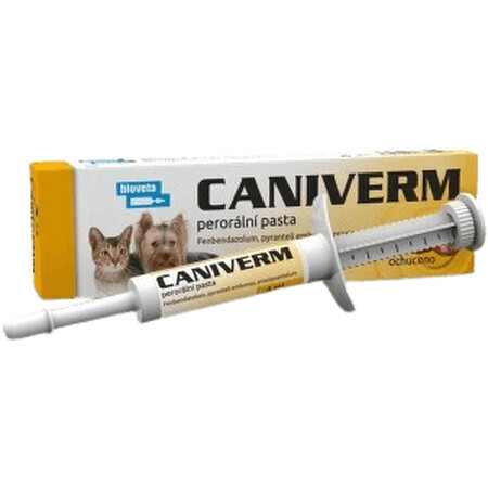 Caniverm pâte orale pour chiens et chats 4 ml