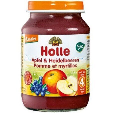 Holle organic baby snack Pommes et canneberges 190 g