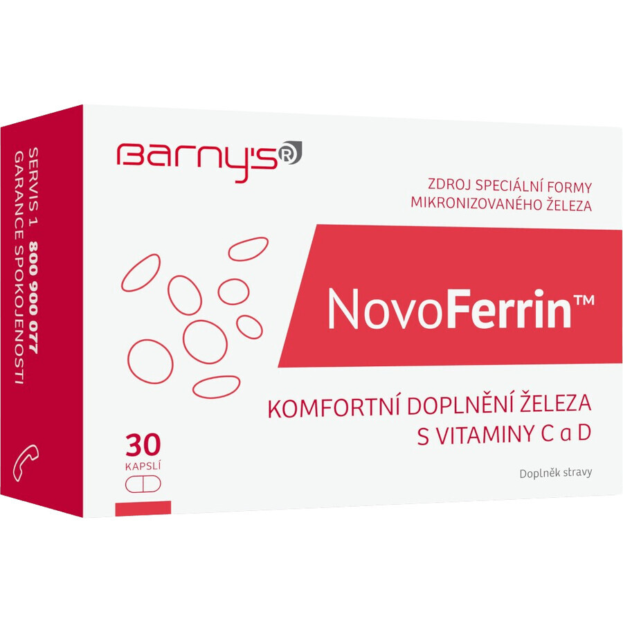 Barny's NovoFerrin™ 30 gélules