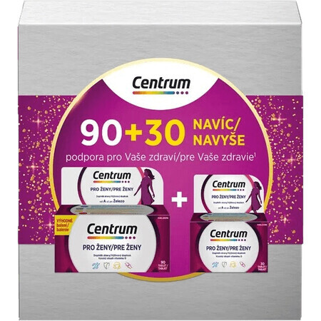 Centrum Multivitamine voor vrouwen geschenkverpakking 120 tabletten