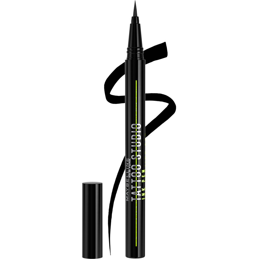 Maybelline New York Tattoo Liner Ink Pen eyeliner lichid în stilou