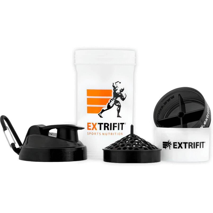 Extrifit Shaker Triple Clear 600 ml