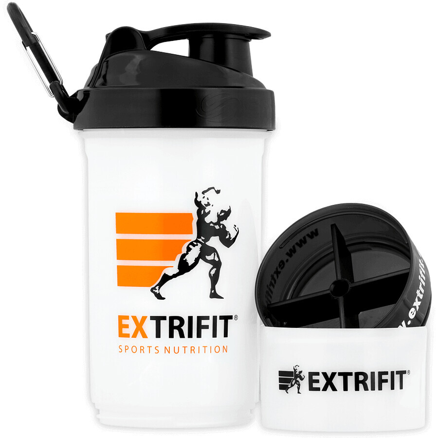 Extrifit Shaker Triple Clear 600 ml