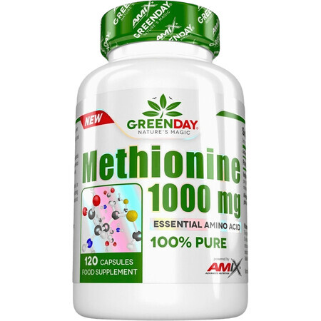 GreenDay Méthionine 1000 mg, 120 gélules