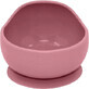 Petite&amp;Mars Bol en silicone avec ventouse TAKE&amp;MATCH Dusty Rose 6m+ 350 ml