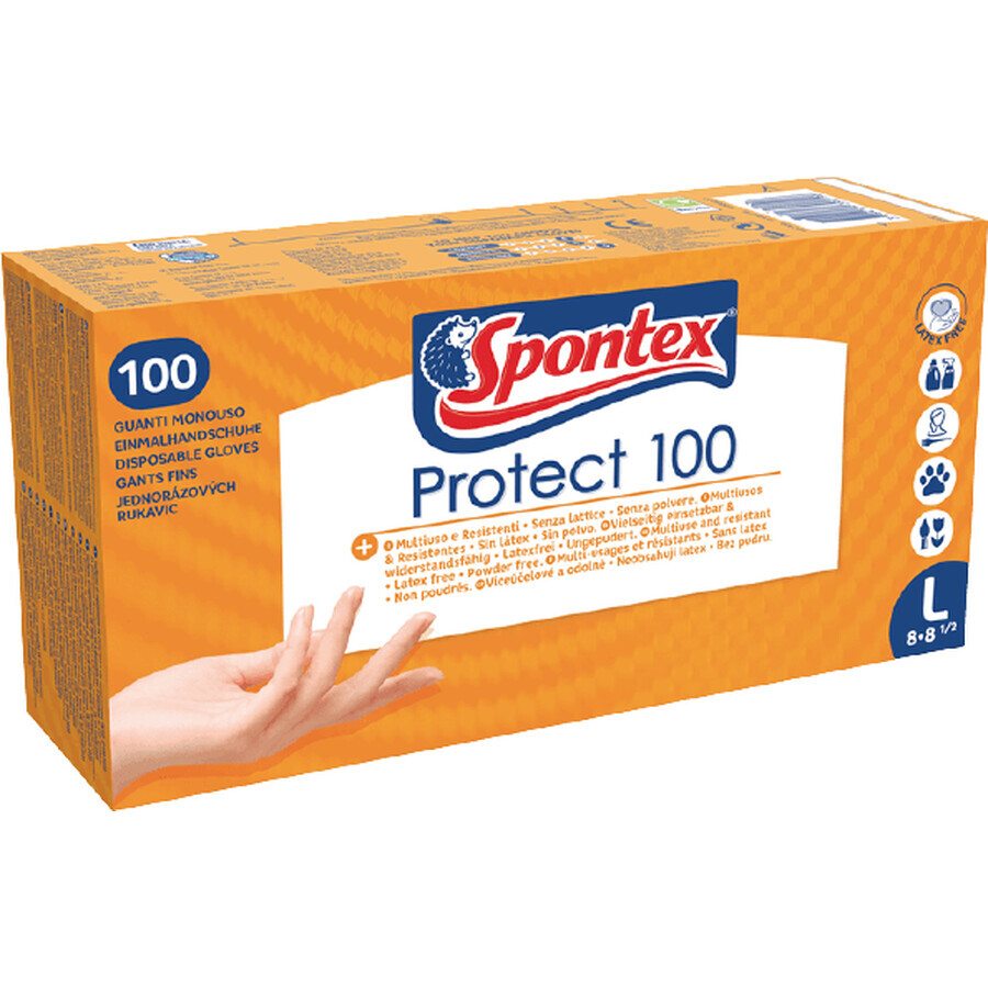 Guanti monouso Spontex Protect L 100 pz.