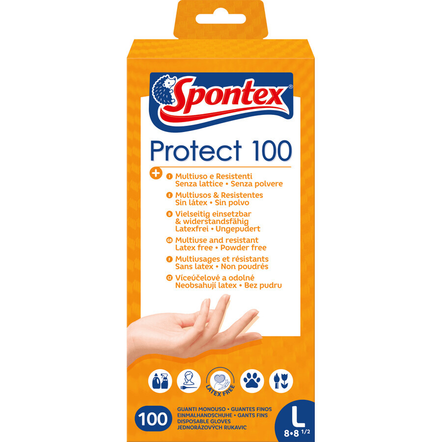 Guanti monouso Spontex Protect L 100 pz.