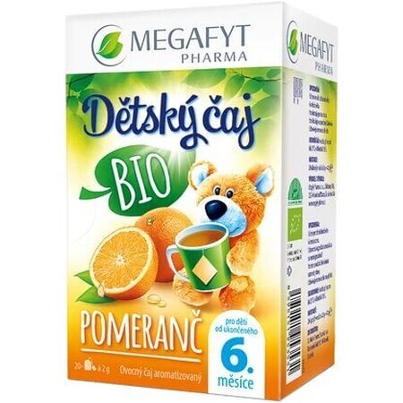 Megafyt Thé pour enfants Orange biologique 20 x 2 g