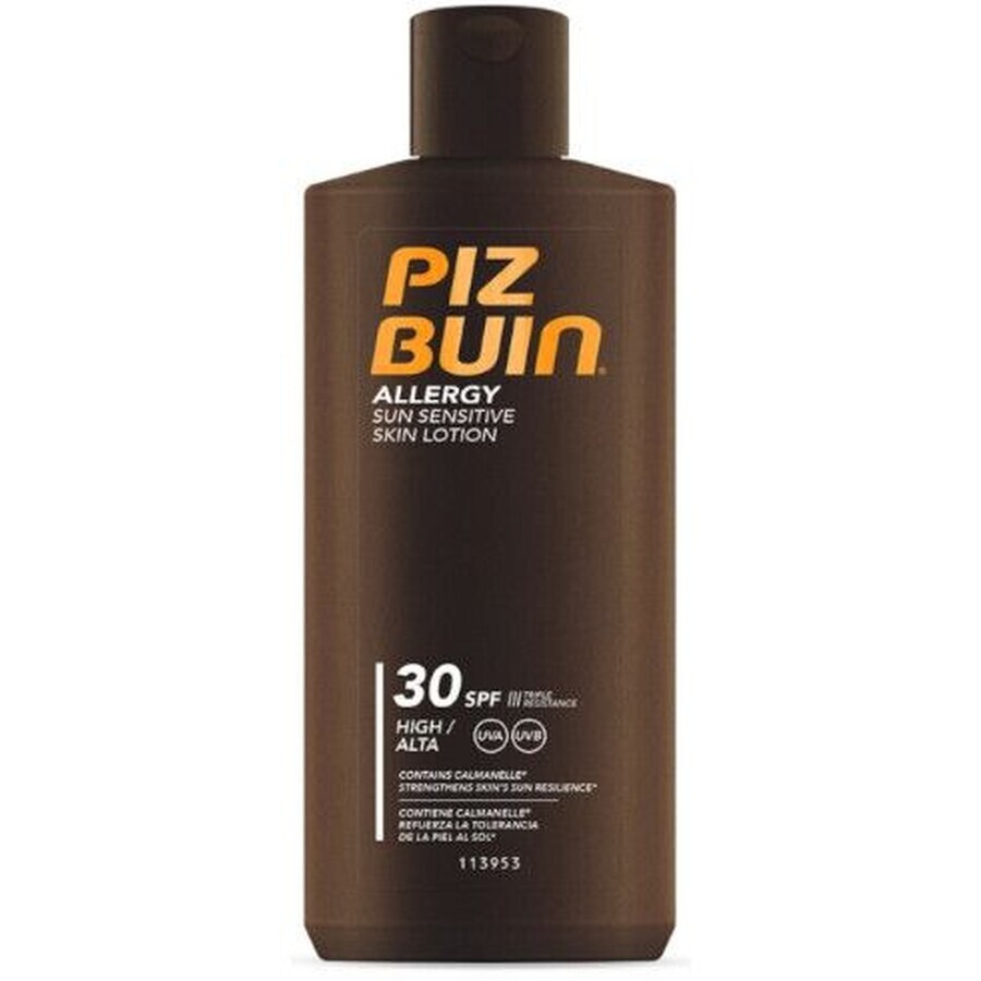 Piz Buin Lotion solaire antiallergique pour peaux sensibles SPF30 200 ml