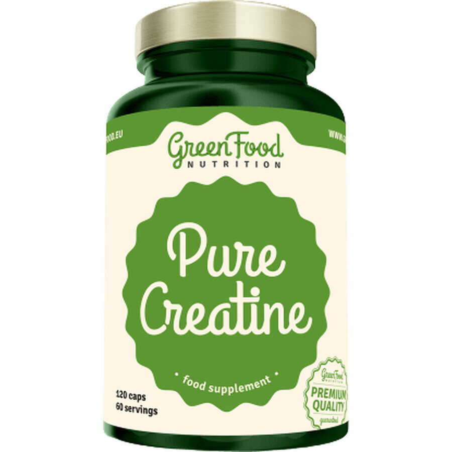 GreenFood Nutrition GreenFood Pure Creatine 120 gélules