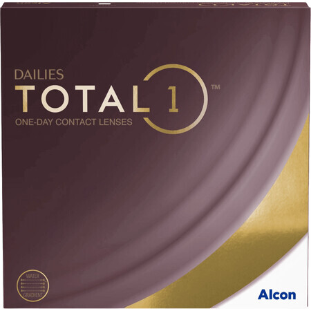 Lentille Alcon Dailies Total 1® -6D 90 pcs