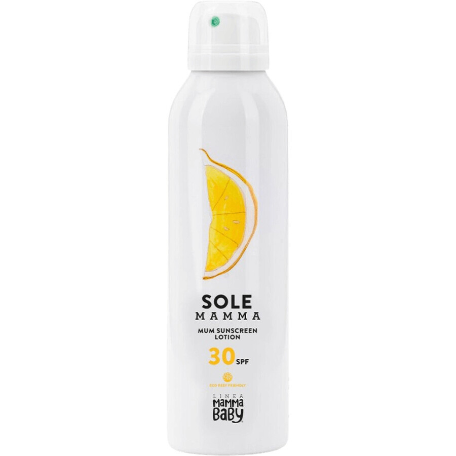 Ligne mamma mamma baby SOLE MAMMA Protection solaire SPF 30, 150 ml