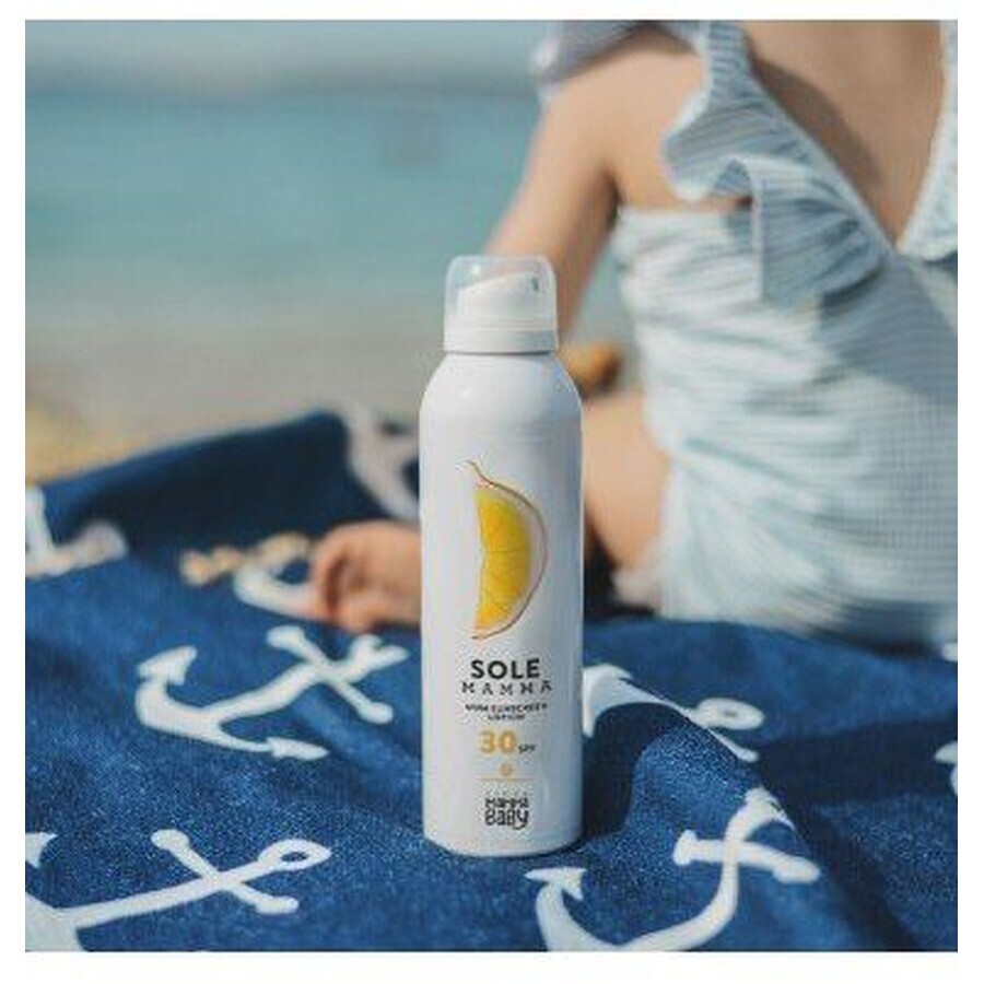 Ligne mamma mamma baby SOLE MAMMA Protection solaire SPF 30, 150 ml