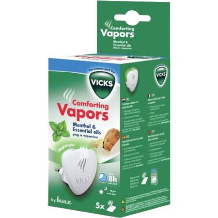 Désodorisant Vicks, menthol 5 pcs