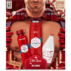 Old Spice Ironman para hombre: set con desodorante en spray, gel de ducha y aftershave Whitewater con un fresco sabor a Whitewater.