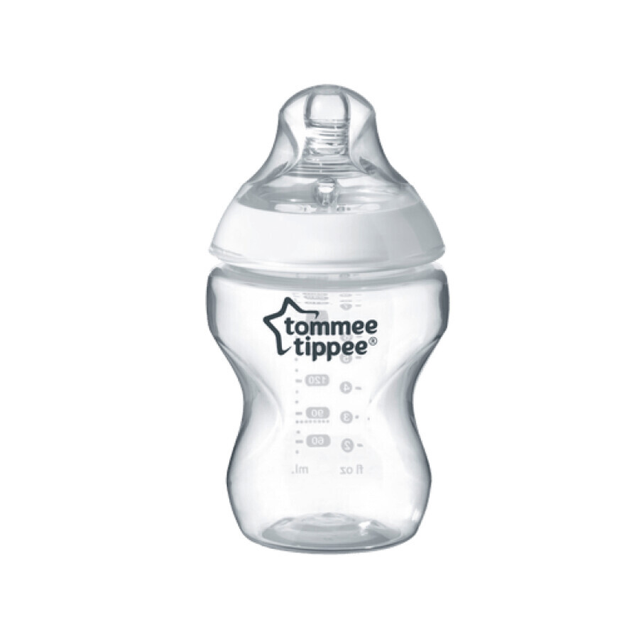 Biberon PP cu tetina silicon Closer to Nature, +0 luni, 150 ml, Tommee Tippee